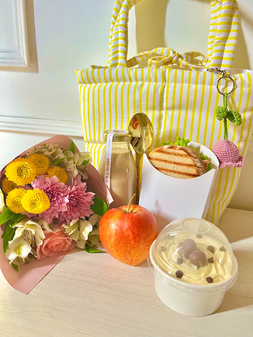 MINI TOTE FLORAL